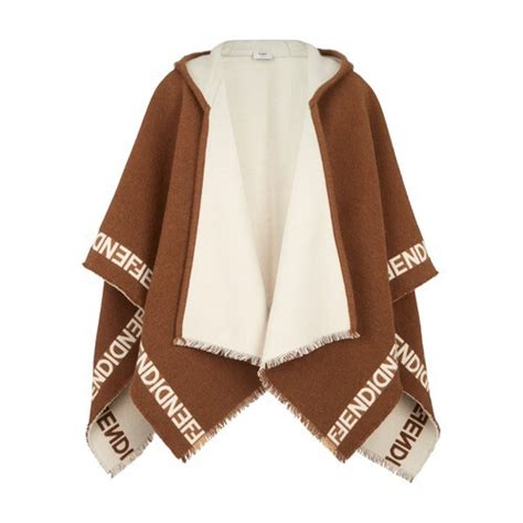 fendi blanket scarf|fendi poncho women's.